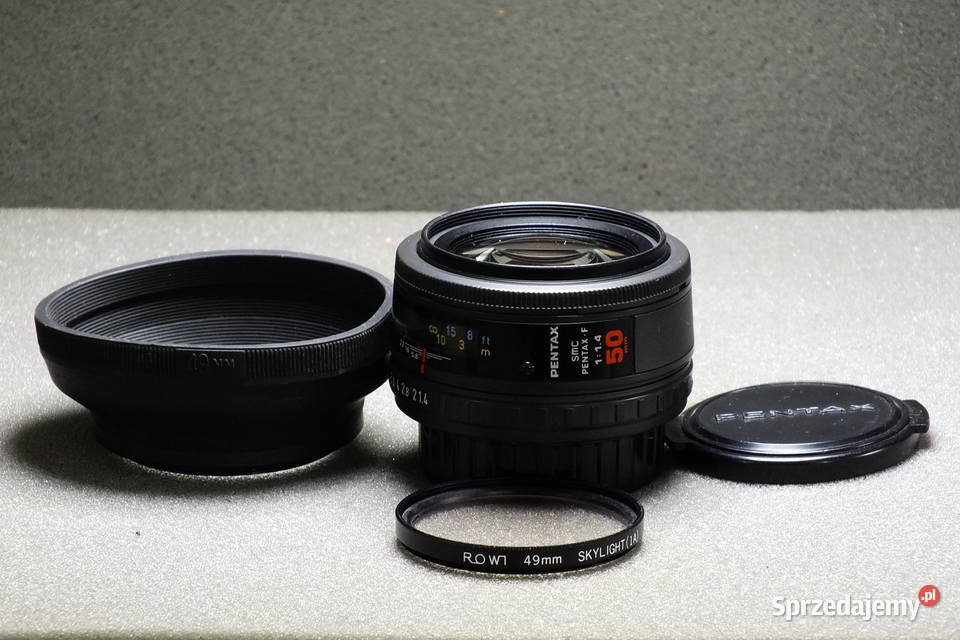 Obiektyw SMC PentaxF 50mm f14 stan optyczny Lubin