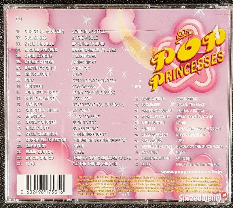 Album 2XCDDVD Pop Princesses Disco 35 Hits Chorzów
