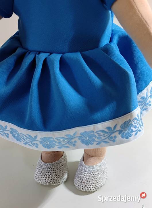 Lalka szmaciana stojąca i siedząca Lipnica