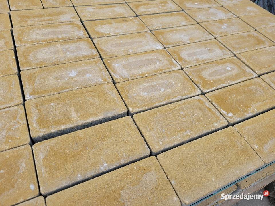 Kostka brukowa cegiełka żółta 40 mkw Hryniewicze