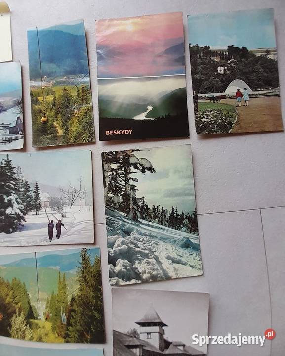 Stare pocztówki kartki pocztowe PRL Beskid Dąbrowa Górnicza