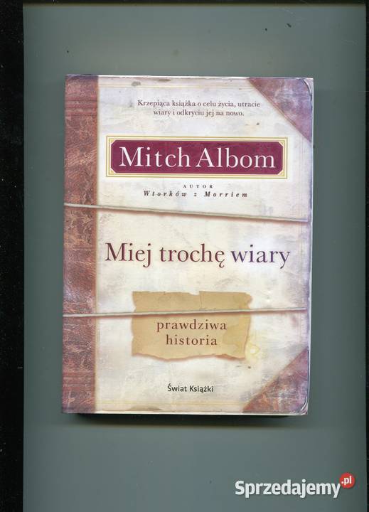 Miej trochę wiary Mitch Albom Szczecin