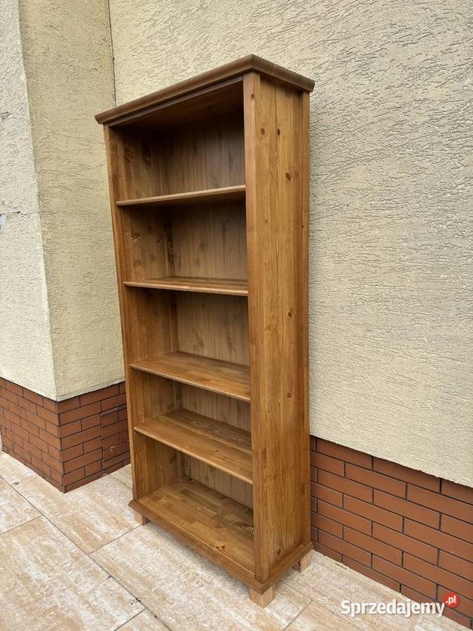 Regał drewniany półki ikea markor leksvik Sulbiny sprzedam