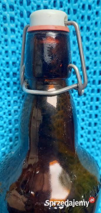 Butelka Fischer Biere z kapslem ceramicznym Małkinia Górna