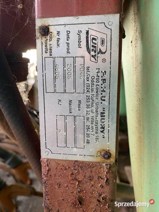 Opryskiwacz 400l bury 2005r warmińsko-mazurskie Ludwichowo