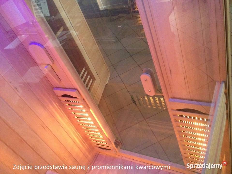 Sauna Infrared Rimini promienniki kwarcowe 2 Dom i Ogród
