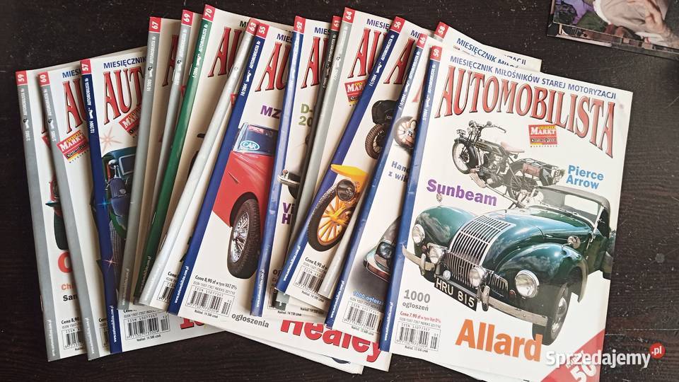 Automobilista Archiwalne kilkanaście pism Łódź sprzedam