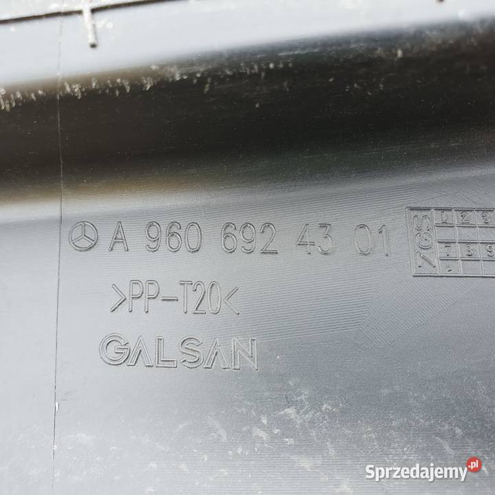 ACTROS MP4 OSŁONA SŁUPKA LISTWA WEWNĘTRZNA ciężarowe Bieleń