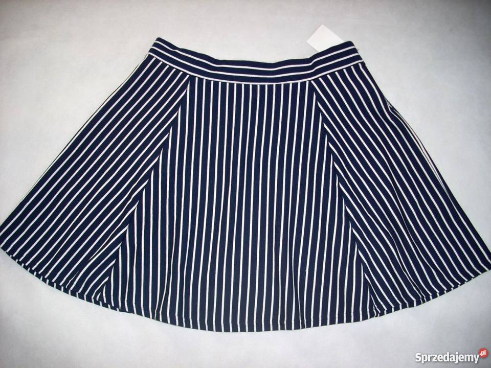 HM elegancka NOWA spódnica granat 40 L 42 XL Spódnice i sukienki małopolskie Nowy Sącz