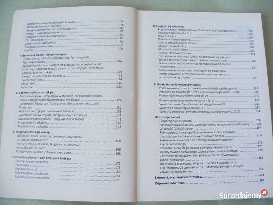 Matematyka klasa I Kurczab Geometria cz I ZSZ Kultura i Rozrywka Oborniki Śląskie