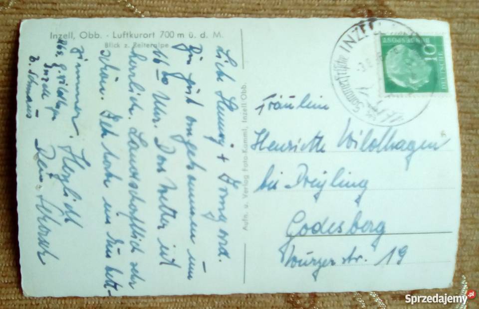 WIDOK NA INZELL MIEJSCOWOŚĆ W BAWARII sprzedam