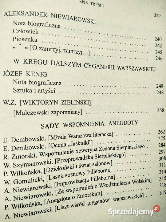 Cyganeria warszawska prezenty gwiazdka książki mazowieckie Warszawa