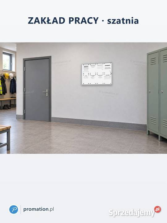 Tablica magnetyczna zamykana 8A4 do biura szkoły