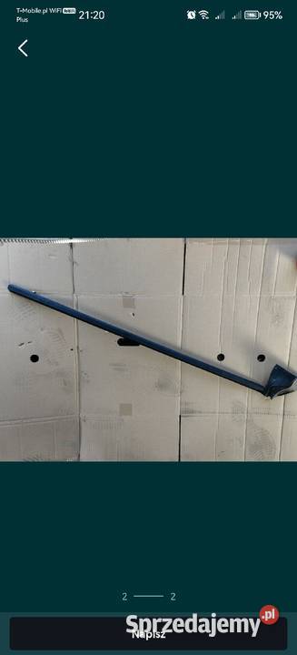 Listwa zgarniająca drzwi lewa wewnętrzna BMW E46 śląskie Żory