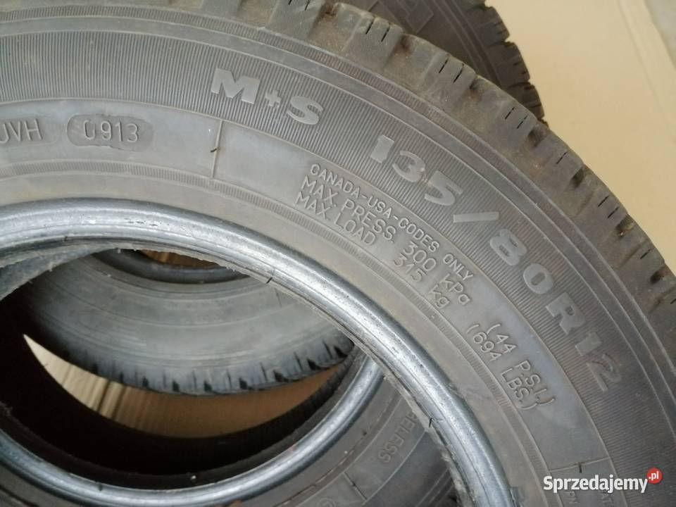 Opony Dębica 13580 R12 Maluch 126p Tico 80 Klimontów sprzedam