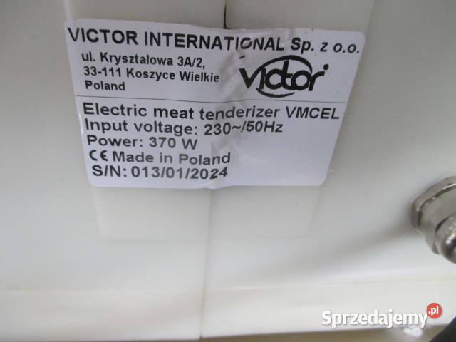 Kotleciarka elektryczna do mięsa VICTOR sprzedam