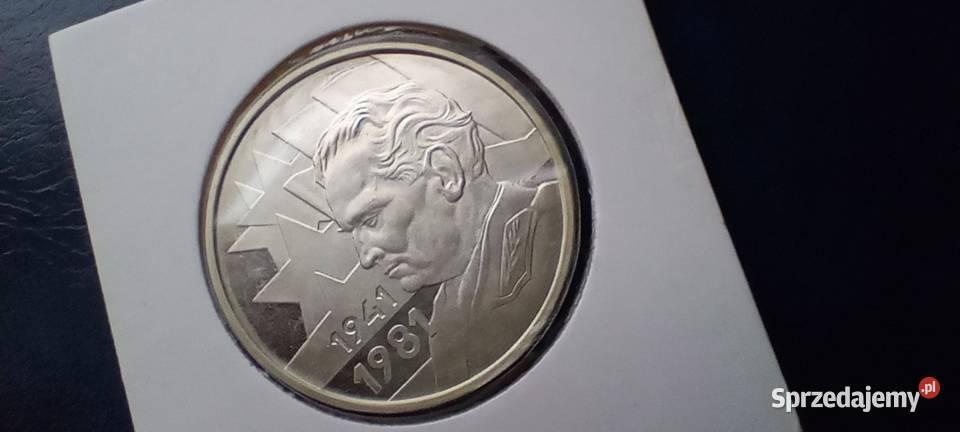 Stare monety 1000 dinarów 1981 Jugosławia srebro Lesko