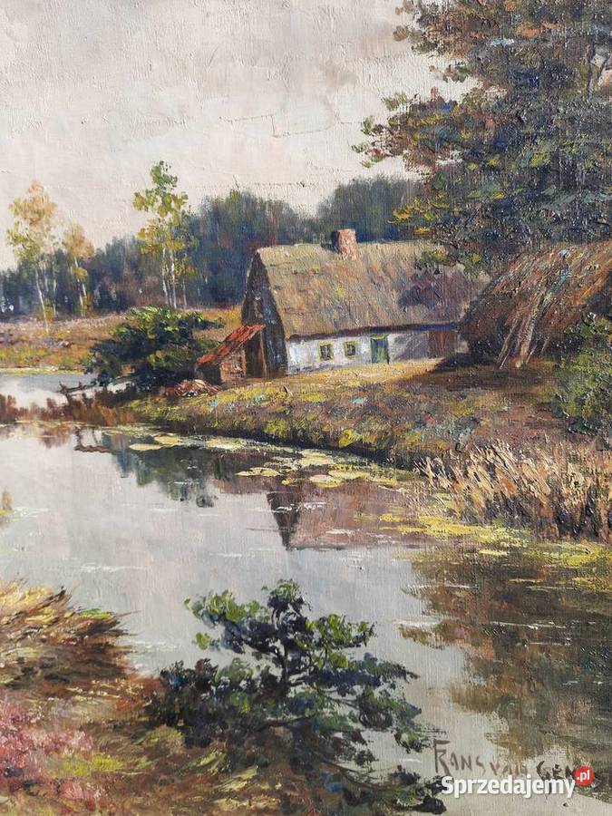 obraz olej na płótnie duży