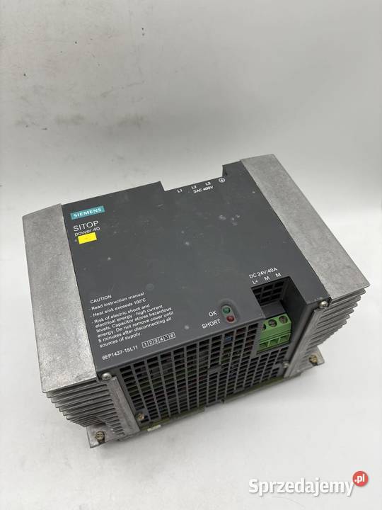 Siemens 6EP14371SL11 Zasilacz SITOP 40 Warszawa
