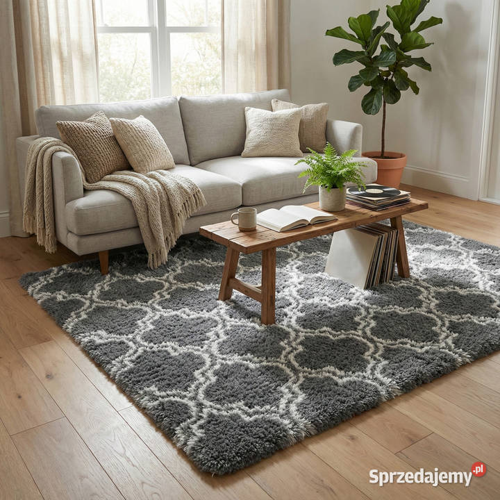 Dywan do salonu shaggy DECOR antypoślizgowy Opole