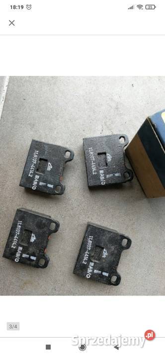Klocki hamulcowe 827 615 115 A VW AUDI Oryginał Cieszyn