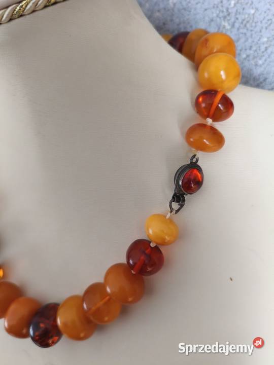 Naszyjnik Bursztyn Vintage Białystok sprzedam
