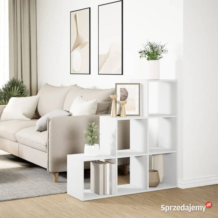 Regał przegroda 3 poziomy biały 99x29x99 Regały mazowieckie Warszawa