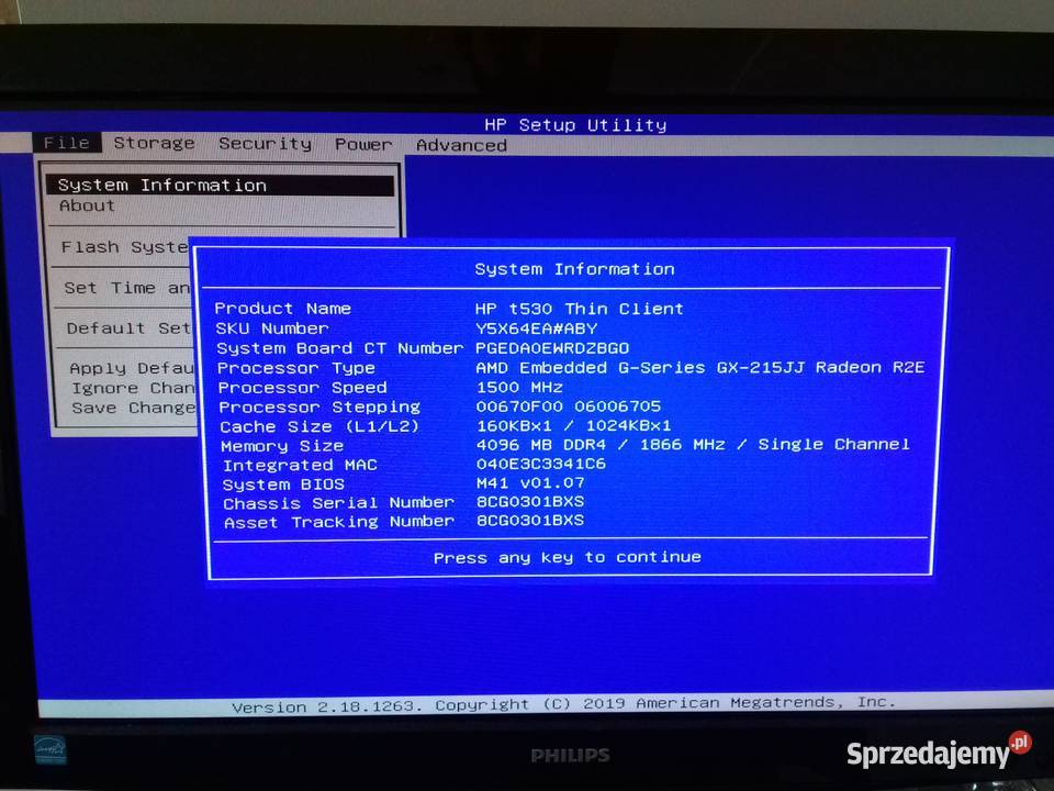 Mini PC HP t530 Thin Client AMD GX215JJ R2E DDR4
