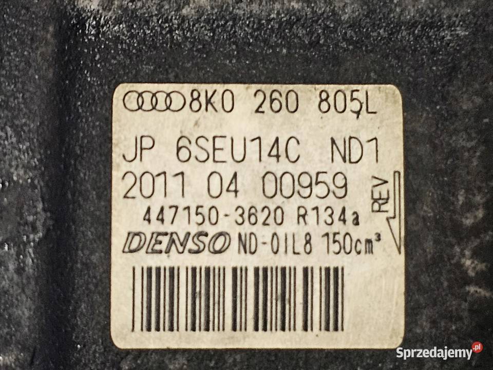VW SKODA AUDI A4 A6 20 TDI CJC 140 13r sprężarka