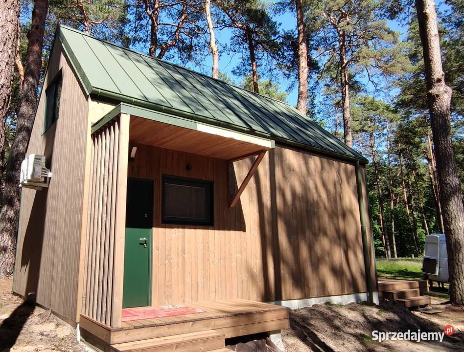 dom z drewna 35m nowoczesna stodoła domek Józefów