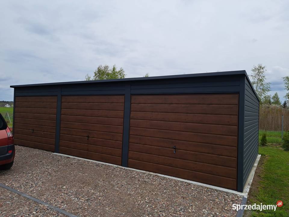 Wzmacniane garaże blaszane wszystkie wymiary kujawsko-pomorskie