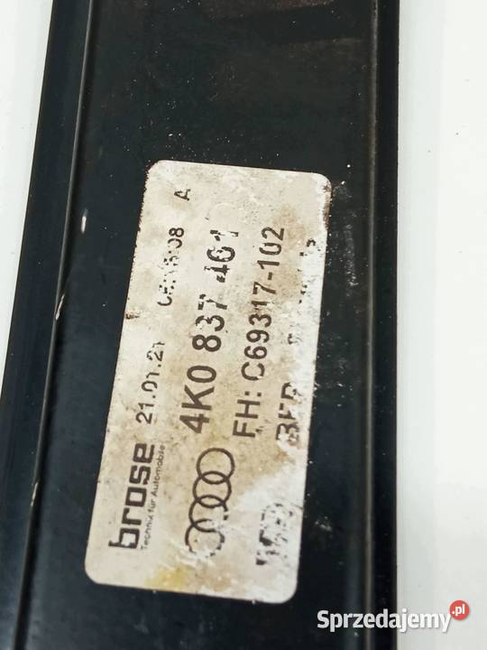 MECHANIZM SZYBY LEWY PRZÓD 4K0837461 Audi A6 V