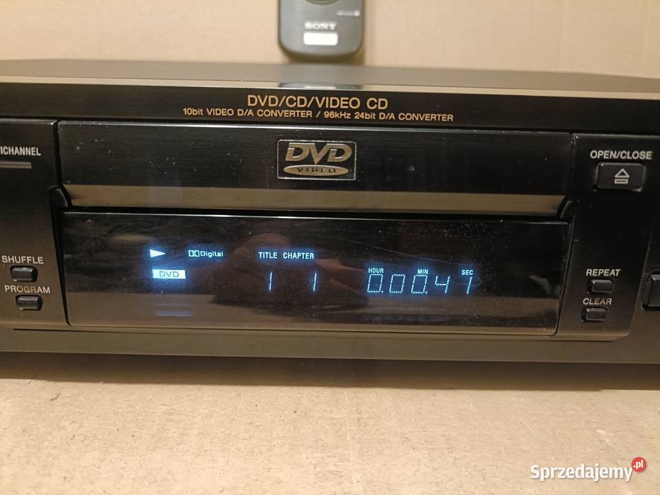 Odtwarzacz SONY DVPS725D z pilotem