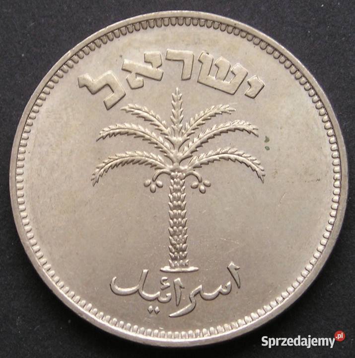 IZRAEL 100 PRUTAH 1949 STAN MENNICZY Numizmatyka Łódź