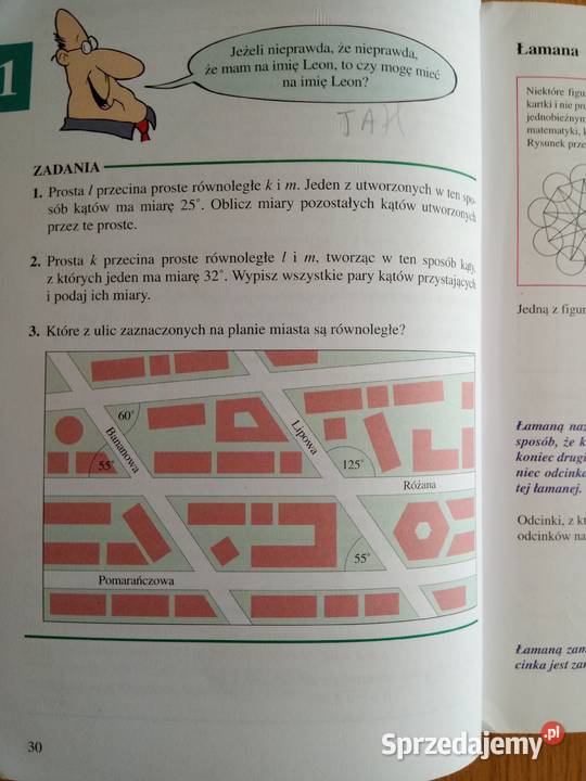 Matematyka Podręcznik 1 gimnazjum zbiór zadań 2 śląskie Dąbrowa Górnicza