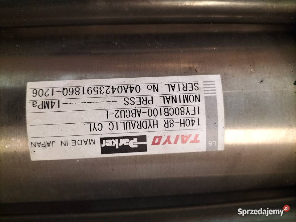 Siiłownik hydrauliczny TAYO PARKER kujawsko-pomorskie Toruń