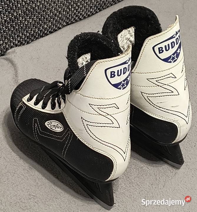 Łyżwy hokejowe rozmiar 35 wkładki 225 Skóra Piotrków Trybunalski sprzedam