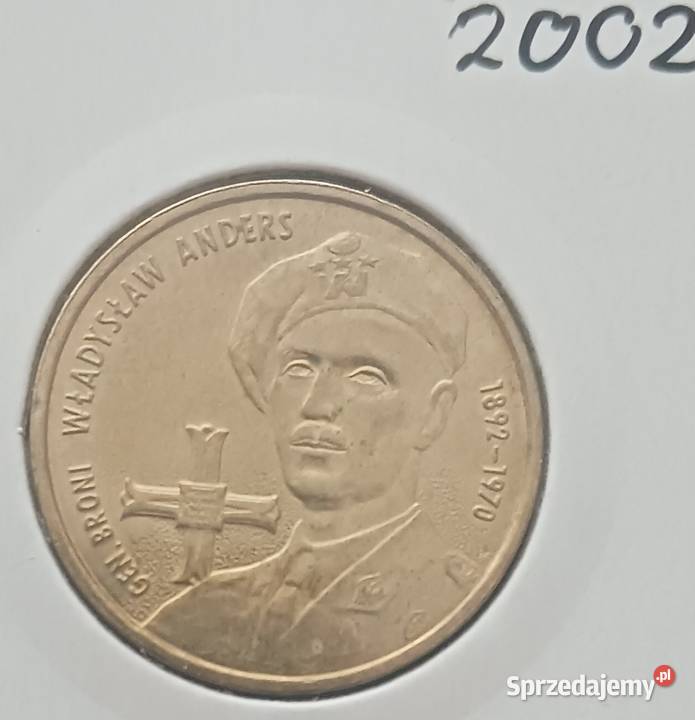 2 Generał Władysław Anders 2002 r mennicze Konin sprzedam