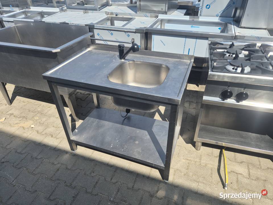 Zlew Gastronomiczny 1 Komorowy Z Półką 1006085 B Ostrów Wielkopolski