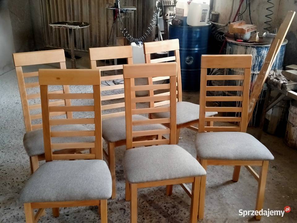 Nowe krzesła bukowe