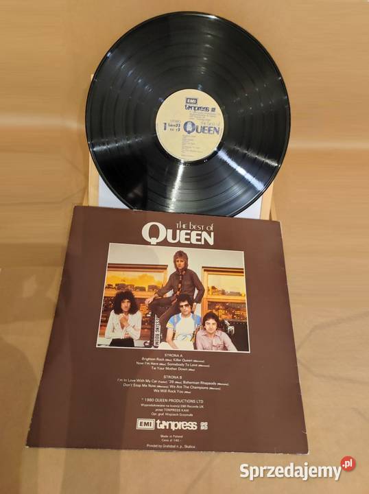 1980 Queen The Best Of Tonpress Płyta rock świętokrzyskie Kielce sprzedam