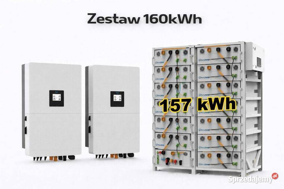 Zestaw Magazyn Inwerter HV 160 kW 157 kWh sprzedam