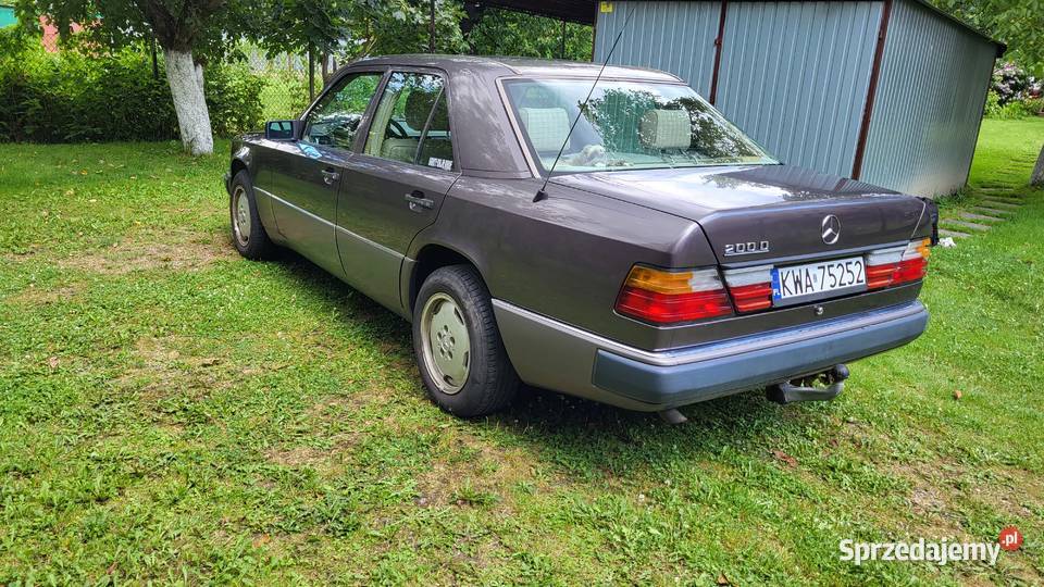 Zadbany MERCEDES W124 Diesel dżentelmen niczym małopolskie Wadowice
