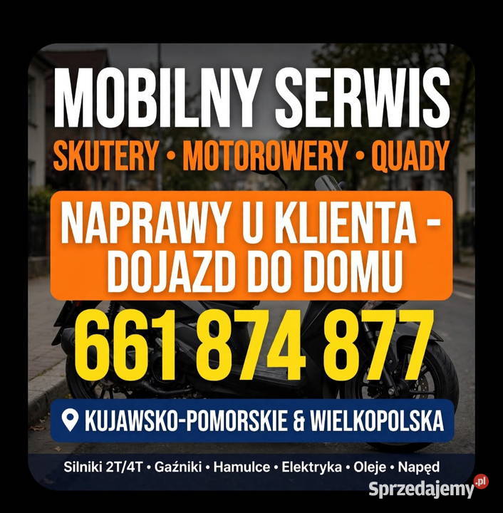 Naprawa skuterów i motorowerów Żnin