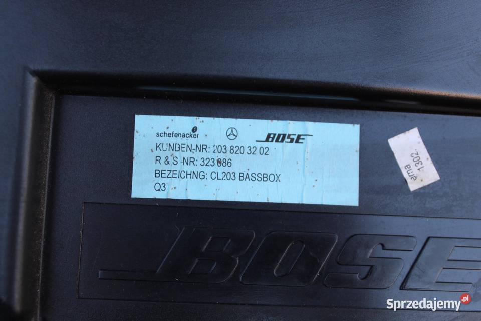 SUBWOOFER TUBA MERCEDES W203 2038203202 osobowe sprzedam