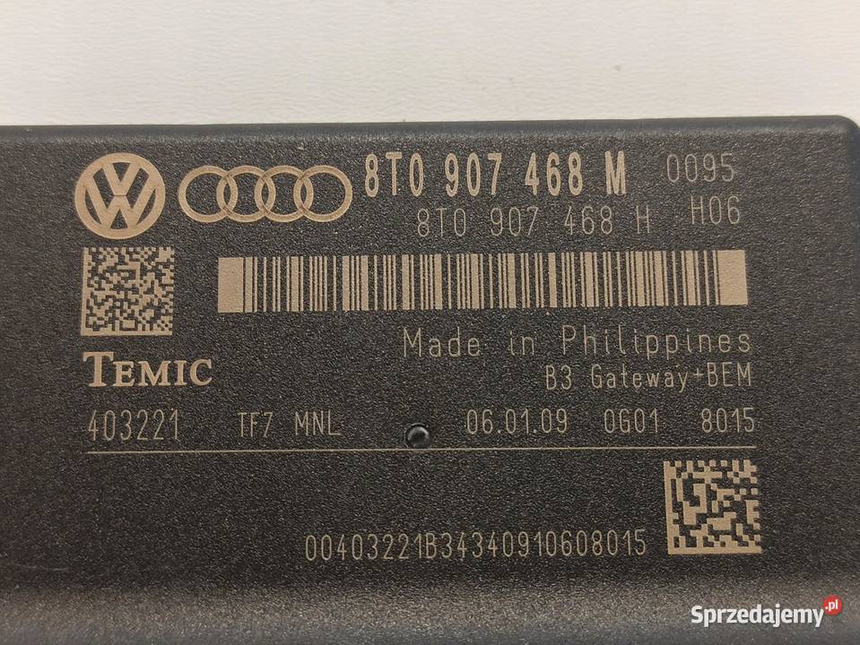 MODUŁ STEROWNIK GATEWAY AUDI A4 B8 8T0907468M Komputery dolnośląskie