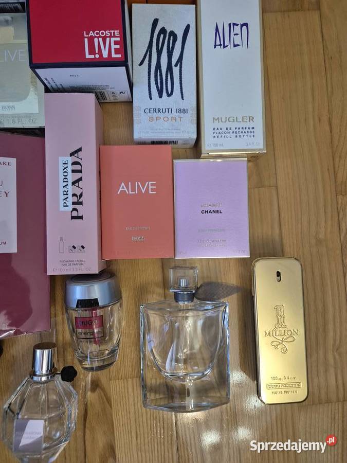 20 x Puste flakony z kartonikami oryginalnych Chorzów