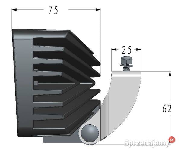 Lampa robocza LED do Case IH Fendt Komatsu Kamionna