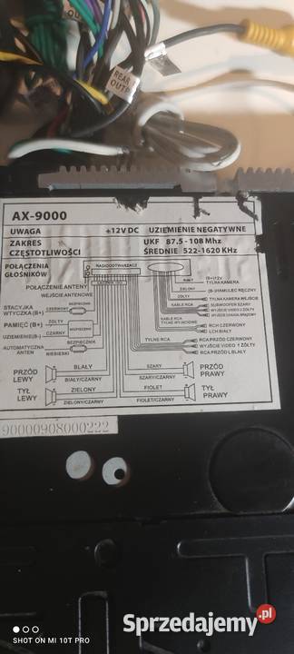 Radio samochodowe DALCO DVD 470W AUX BLUETOOTH Kruszwica