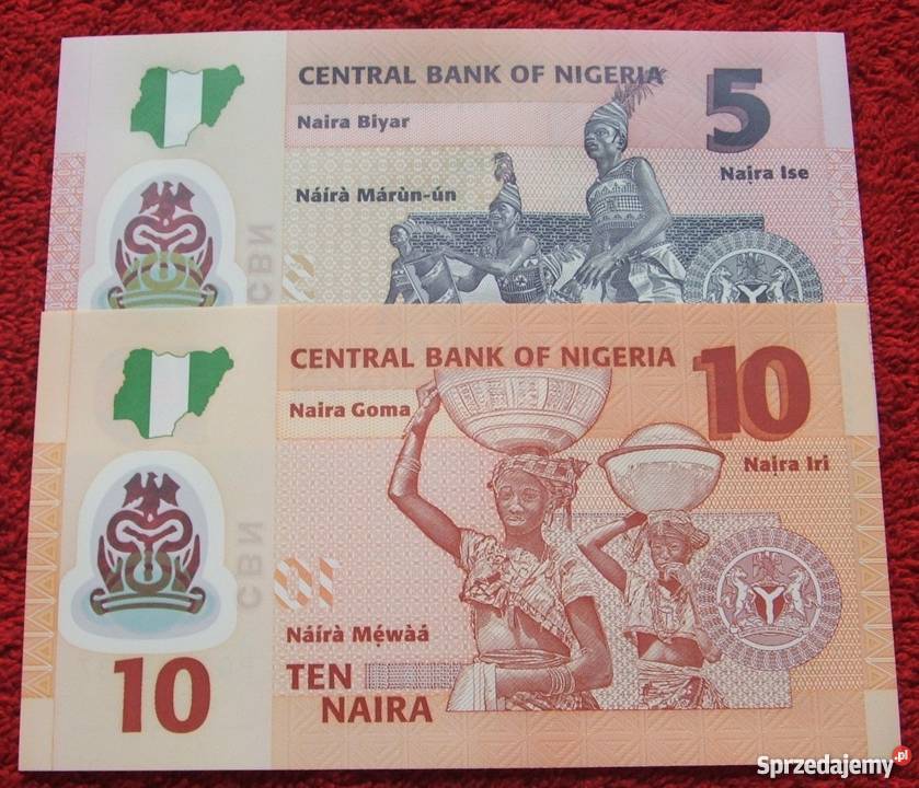 NIGERIA Polimerowe Kolekcjonerskie Banknoty Numizmatyka śląskie